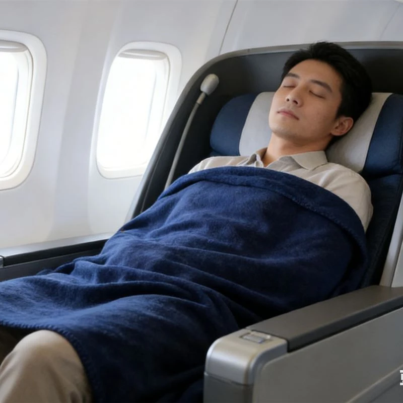 Customizable Airline Travel Blankets